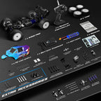 1/12 Brushless RC Cars 50mph Hobby Fast Off-road Drift Car 4WD Racing RC Truck Holiday Toys