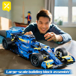 1161PCS Formula Racing Car Building Block Set Collectible Models for Kids and Adult