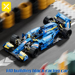 1161PCS Formula Racing Car Building Block Set Collectible Models for Kids and Adult