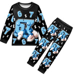 67 in Steal A Brainrot Costume Six-Seven Pajamas Set Long-Sleeve Tops Pants Soft Comfortable Sleepwear for Boys Girls