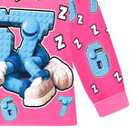 67 in Steal A Brainrot Costume Six-Seven Pajamas Set Long-Sleeve Tops Pants Soft Comfortable Sleepwear for Boys Girls