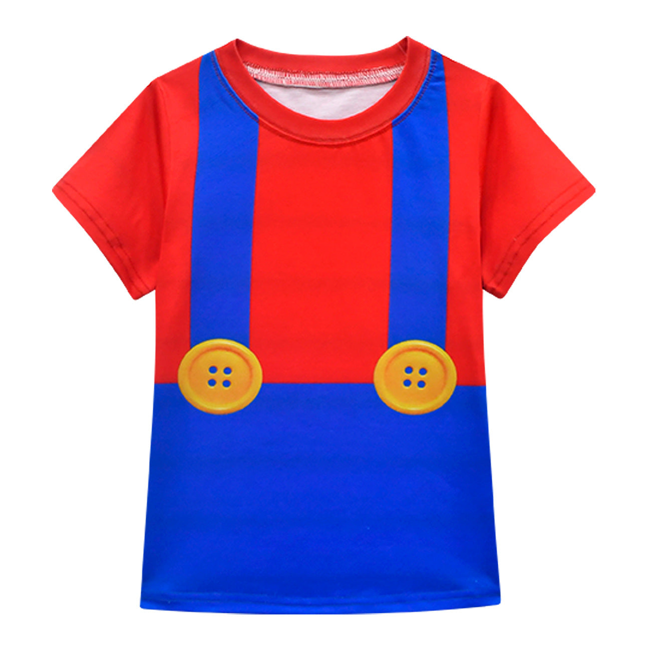 3pcs Plumber Hero Outfit Cute Shirt Pleated Bow Skirt and Matching Bag