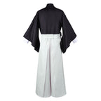 Naoya Costume Black Kimono Outerwear with Pleated Culottes Full Cosplay Set