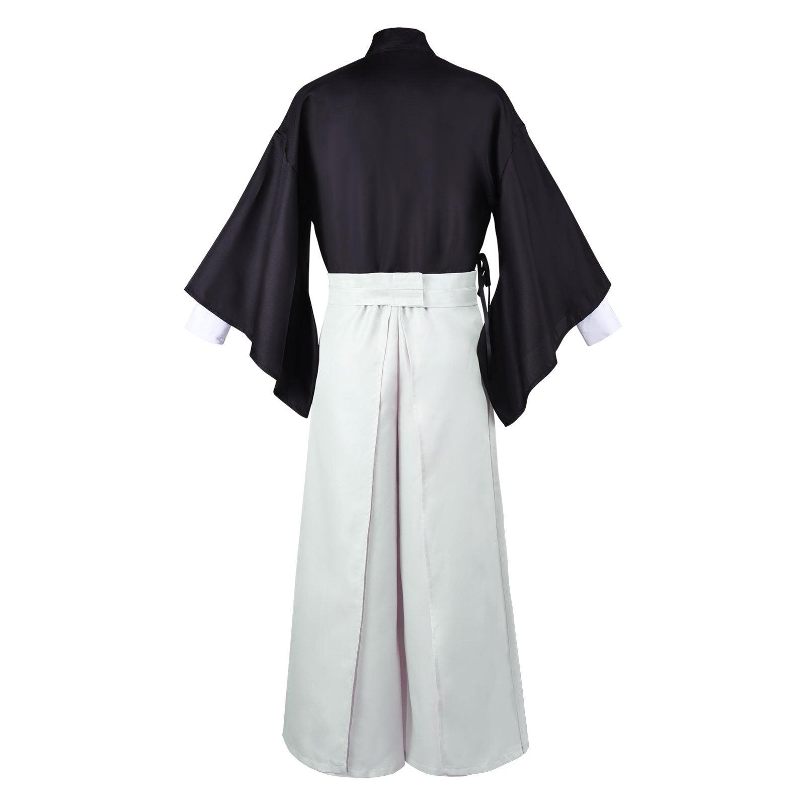 Naoya Costume Black Kimono Outerwear with Pleated Culottes Full Cosplay Set