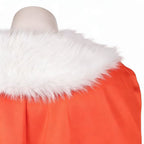 Grand Regent Costume Red Hero Combat Robe with Fur-Collared Cloak Full Set