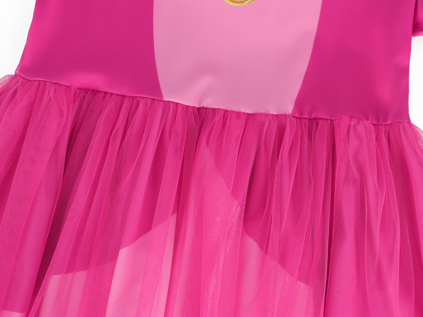 Rosalina Princess Dress Soft Multi-Layered Tulle Party Gown with Puffy Sleeves for Daily Wear