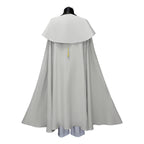Witch Master Qifrey Costume Full Set with Cloak Dress Pointed Wizard Hat and Gold Glasses for Magic Mentor Roleplay