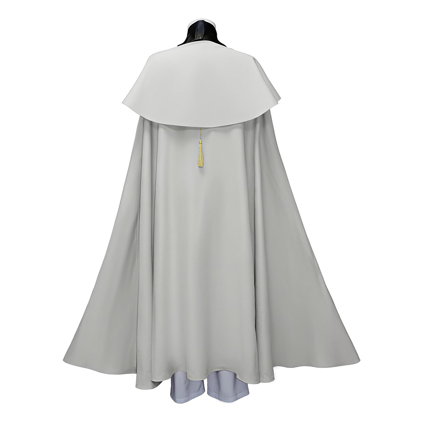 Witch Master Qifrey Costume Full Set with Cloak Dress Pointed Wizard Hat and Gold Glasses for Magic Mentor Roleplay