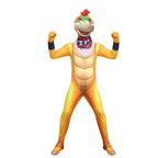 The Demon King Costume Yellow Jumpsuit Helmet and Scarf 3pcs Suit for Cosplay