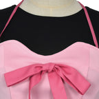 JJBA Lucie Costume Pink Tops Skirt Pantyhose and Accessories for Comic Con Events