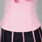 JJBA Lucie Costume Pink Tops Skirt Pantyhose and Accessories for Comic Con Events