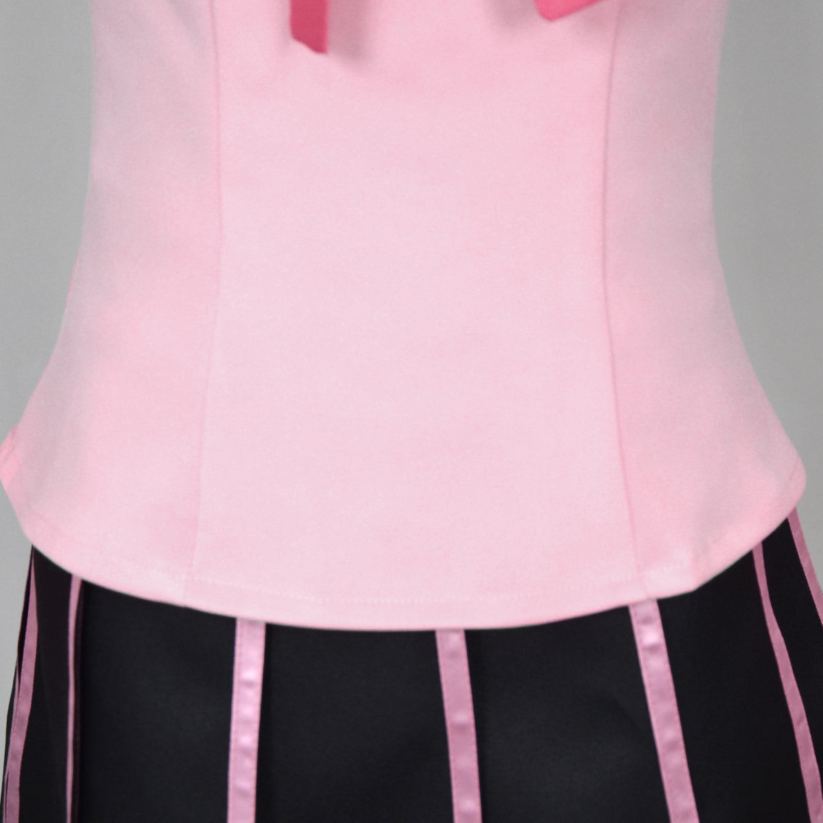 JJBA Lucie Costume Pink Tops Skirt Pantyhose and Accessories for Comic Con Events