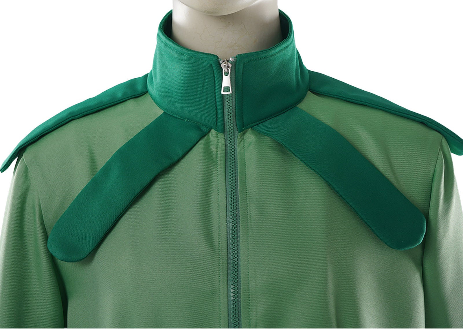 JJBA Race Coordinator Outfit Long Green Trench Coat with Pants for Anime Fans Cosplay