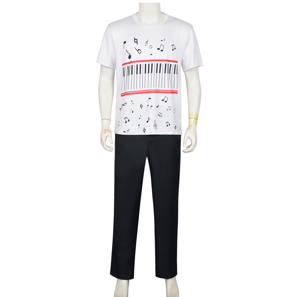 Kids Adults King of Pop Stage Performance Outfit Red 80s Shiny PU Leather Jacket and Pants Set for Fans Cosplay Events