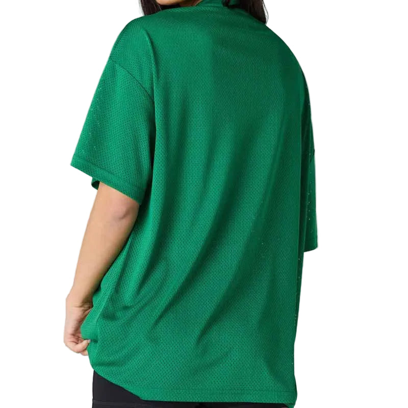 Futbol Jersey Mexico Breathable Soccer Mesh Shirts Quick-dry Football Tops with Cap for Daily Casual Wear