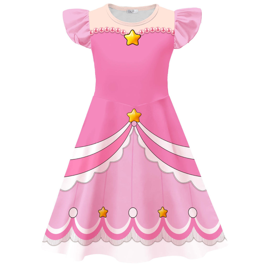 Girls Experiment 1468 Pink Dress and Bag for Theme Parties and Daily Wear 4-12Y