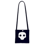 Girls Game Inspired Doll Costume Black Asymmetric Hem Dress Bag and Leggings Suit for Spooky Dress-Up Party 4-10Y