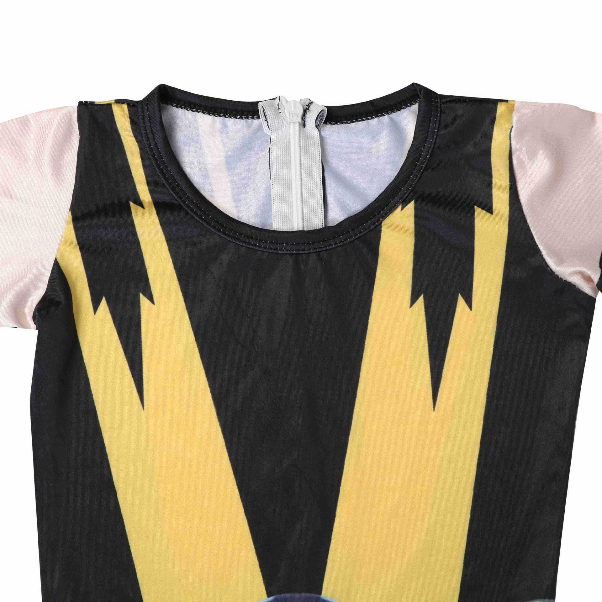 Kids Scorpion Costume Yellow Jumpsuit with Helmet 2pcs Set for Cosplay Themed Events