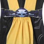 Kids Scorpion Costume Yellow Jumpsuit with Helmet 2pcs Set for Cosplay Themed Events
