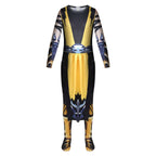 Kids Scorpion Costume Yellow Jumpsuit with Helmet 2pcs Set for Cosplay Themed Events