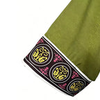 Women's Serpent Princess Costume Dark Green Tunic and Dress Medieval Outfit for Halloween Cosplay