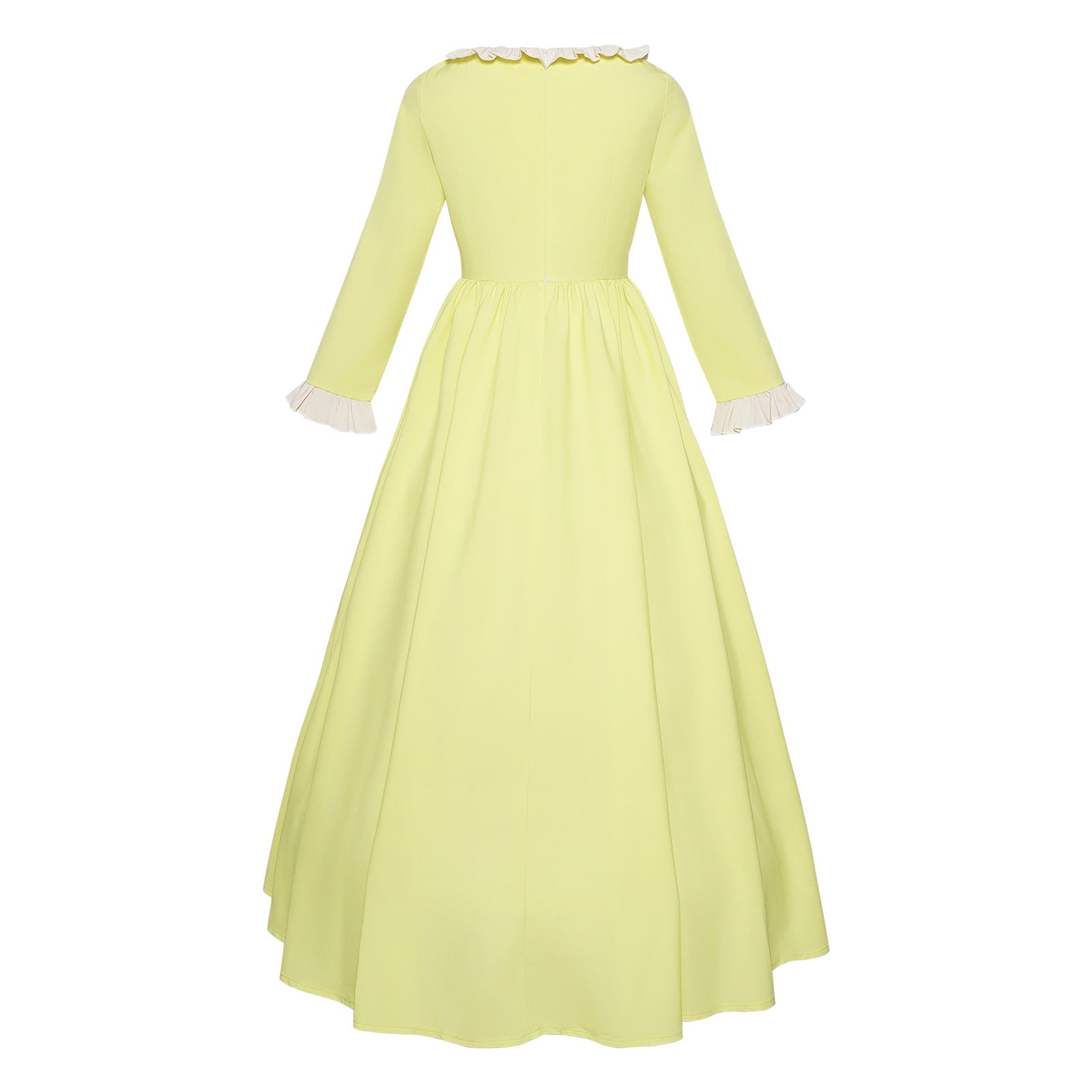 Girls Amber Princess Costume Lime Green Long Sleeve Dress with Crown and Earings for Themed Party