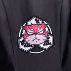 Women Nanally Costume Game Inspired Pink and Black Girls Uniform Set with Chest Cat Plush Toy for Fans Cosplay