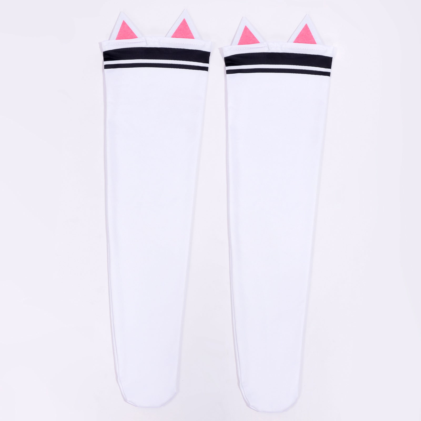 Women Nanally Costume Game Inspired Pink and Black Girls Uniform Set with Chest Cat Plush Toy for Fans Cosplay