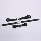 Women Nanally Costume Game Inspired Pink and Black Girls Uniform Set with Chest Cat Plush Toy for Fans Cosplay