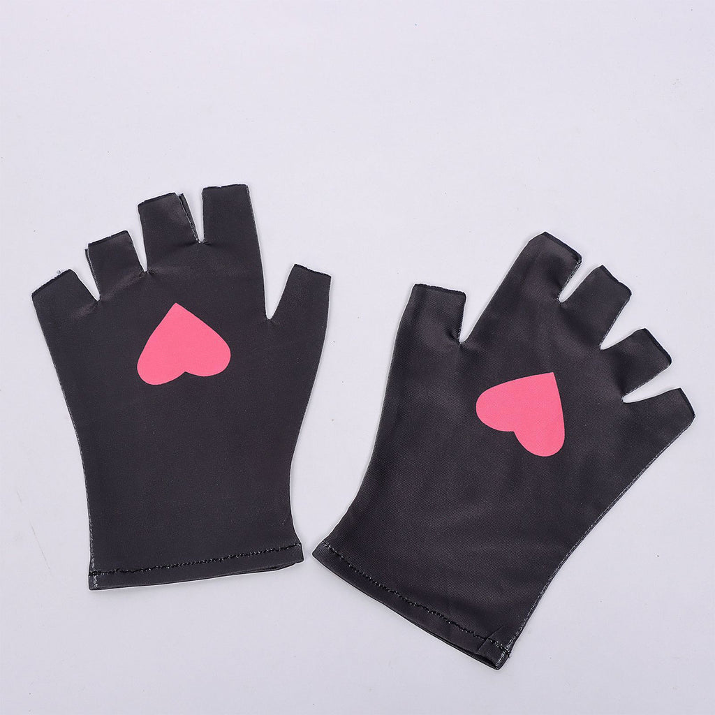Women Nanally Costume Game Inspired Pink and Black Girls Uniform Set with Chest Cat Plush Toy for Fans Cosplay