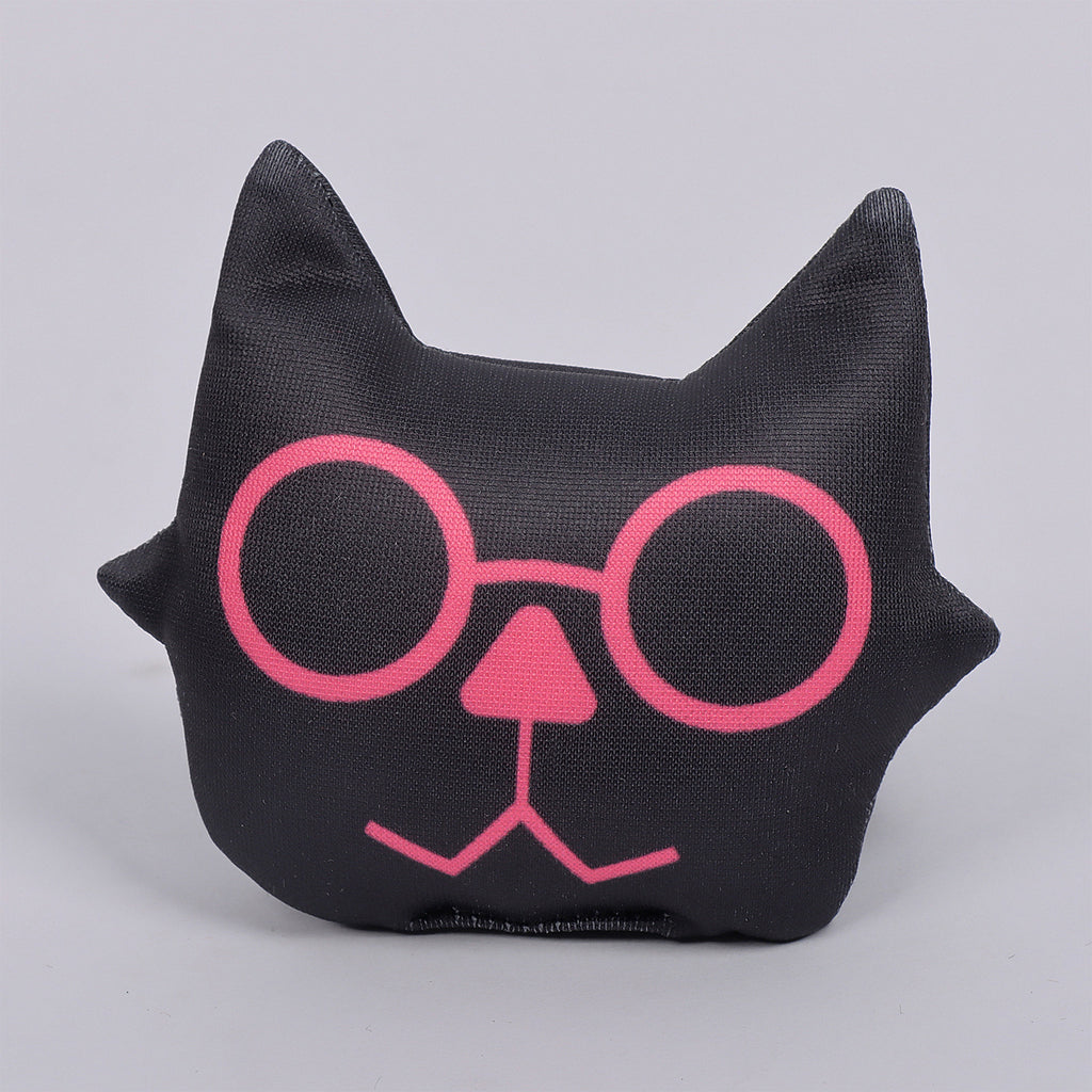Women Nanally Costume Game Inspired Pink and Black Girls Uniform Set with Chest Cat Plush Toy for Fans Cosplay