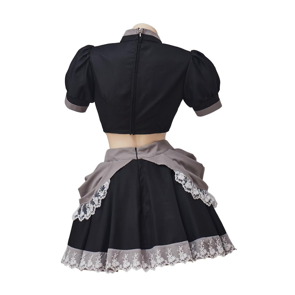 Pink Princess Costume Peach Daisy Rosalina Bowsette Crop Tops and Skirt 2pcs Suit for Girls Women Cosplay Events
