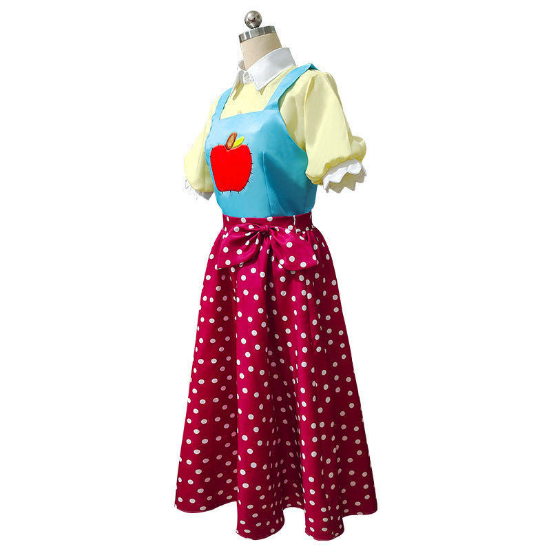 Scary Teacher Cosplay Costume Chapter 3 Yellow Vintage Shirt Vest and Skirt for Girls Women Halloween Cosplay