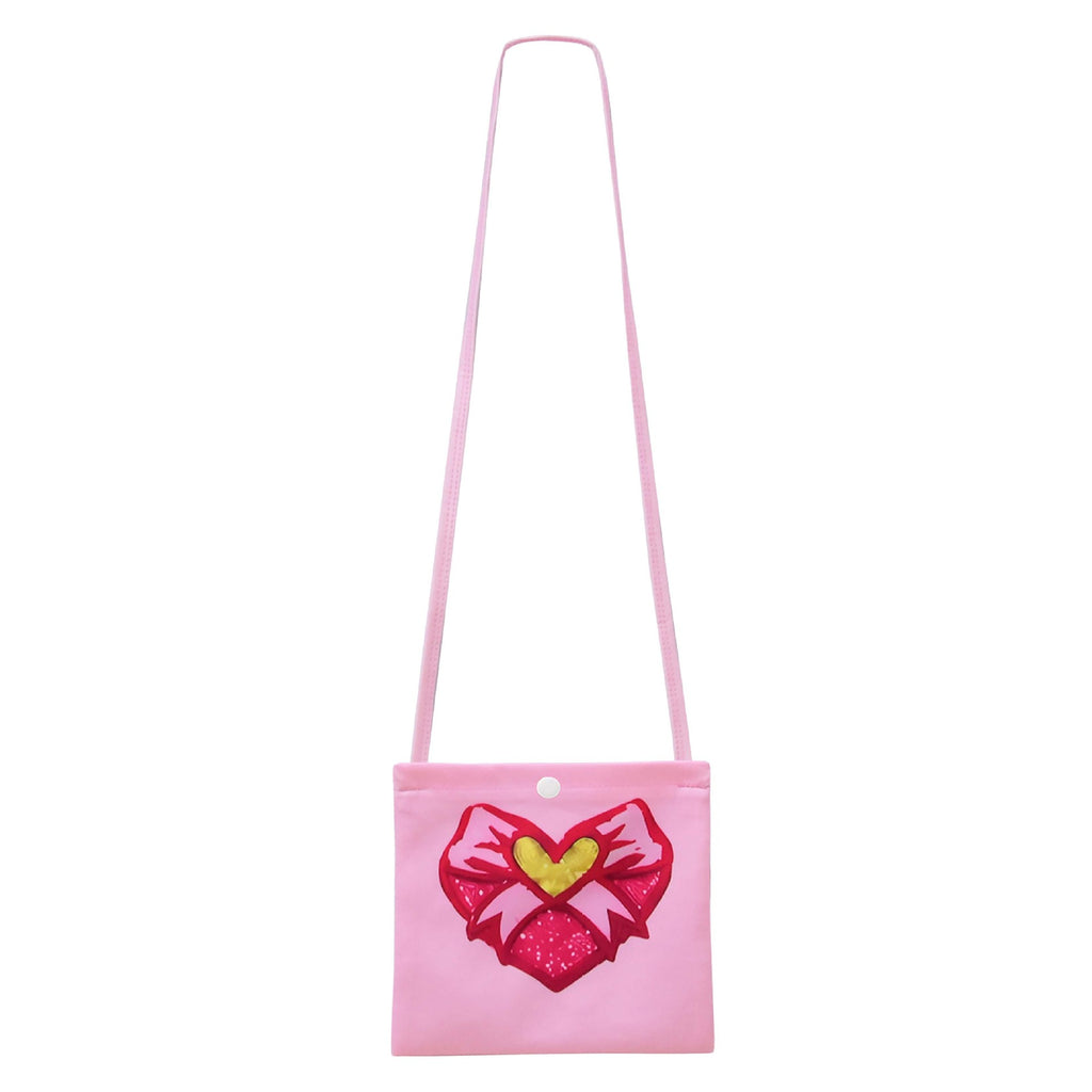 Toddler Girls Pink Princess Dress and Crossbag 2pcs Suit for Cosplay Events