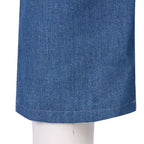 Women Striped Shirt and Denim Overalls Adult Animated Movie Youngest Sister Costume for Halloween