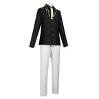 Mens Demon King Costume Black Jacket Pants Shirt and Hat Suit for Dress-up Party