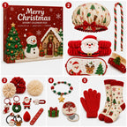 2026 Advent Calendar for Girls 24 Days Christmas Countdown Gift Box with Hair Accessories, Winter Socks, Gloves and More