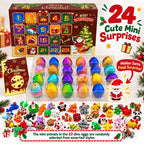 2026 Dinosaur Advent Calendar 24-Day Christmas Countdown Toy Set with 3D Printed Surprise Dragon Eggs for Kids