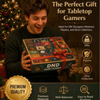 Polyhedral Dice Advent Calendar 24 Days Christmas Countdown Dice Set for Game Player