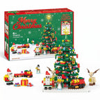 Christmas Advent Calendar 24 Days Countdown Building Block with LED Light for Boys and Girls