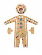 Kids Christmas Costumes Funny Candy Cane Gingerbread and Holiday Gift Box Dress-Up Outfits for Boys Girls School Stage Performance