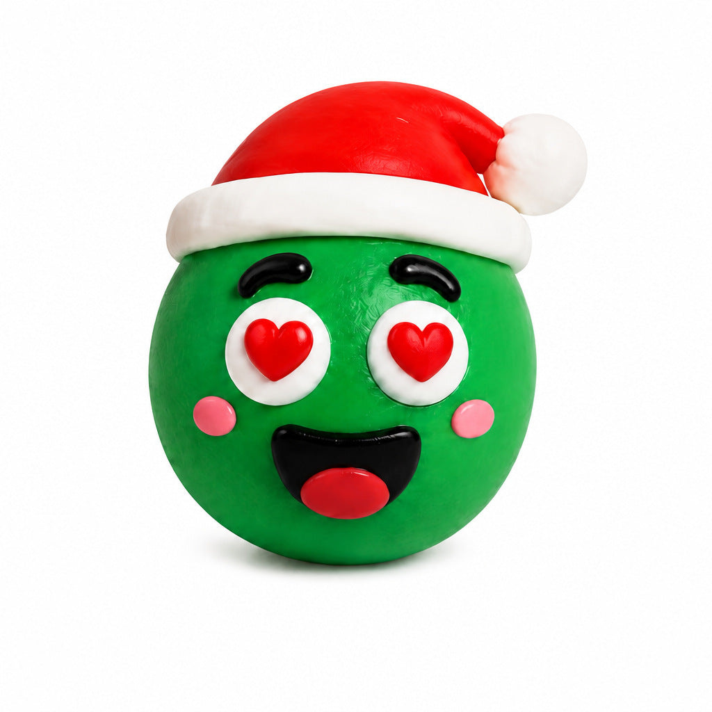 Christmas Squishy Toy 3 Pack Random Holiday Sensory Stress Balls Soft DIY Fidget Toys for Stocking Stuffers and Gifts
