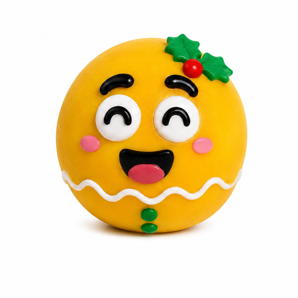 Christmas Squishy Toy 3 Pack Random Holiday Sensory Stress Balls Soft DIY Fidget Toys for Stocking Stuffers and Gifts