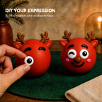 Christmas Squishy Toy 3 Pack Random Holiday Sensory Stress Balls Soft DIY Fidget Toys for Stocking Stuffers and Gifts