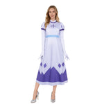 Emily Cosplay Costume Seraphim Dress Outfit Halloween Angel Halo Wing Women Fancy Uniform