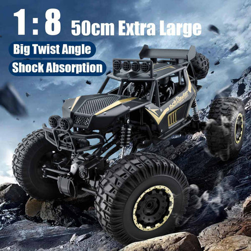 1/8 Large RC Car 4WD Remote Control Monster Truck Rock Crawler Climbing Buggy