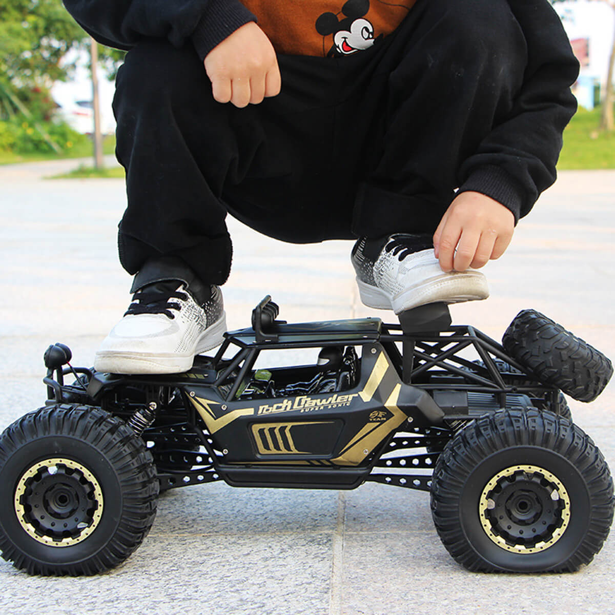 1/8 Large RC Car 4WD Remote Control Monster Truck Rock Crawler Climbing Buggy