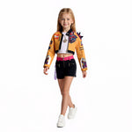 Yellow Costume Tops Vest and Shorts Full Set Deluxe Kids Adults Halloween Cosplay Outfit