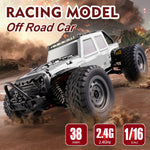 38KM/H Fast RC Truck 4WD Full-scale Off-road Jeep 1/16 All Terrain Climbing Vehicle