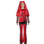 Adult Princess Red Costume The Rise Of RED Shirt Pants and Vest Suit for Halloween Carnival